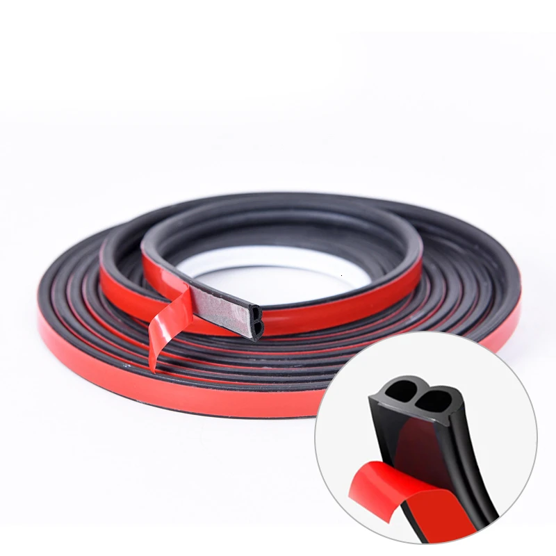 Автомобильные дверные уплотнительные полосы 5 м звуконепроницаемые