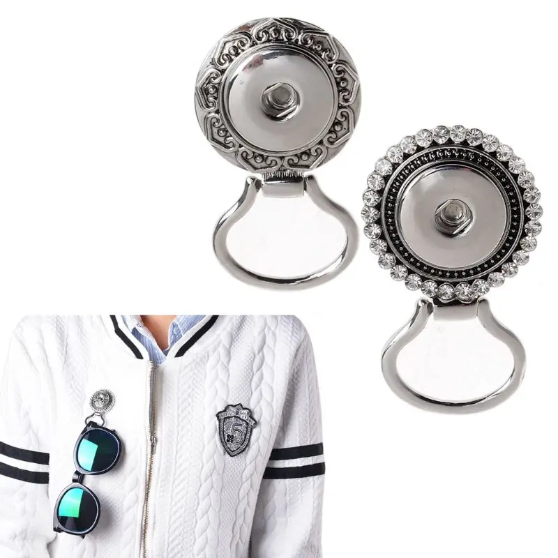 Цветочные пуговицы Стразы для глаз стеклянные солнцезащитные очки держатель