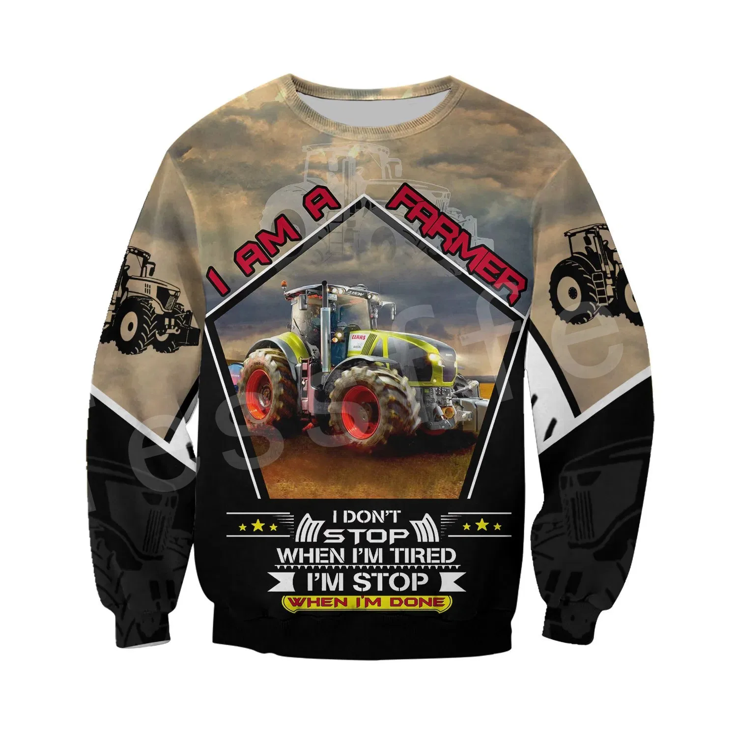 

Tessffel Worker Farmer Tractor instrument Funny NewFashion Long Sleeves 3DPrint Zipper/Hoodies/Sweatshirts/Jacket/Men/women A-17