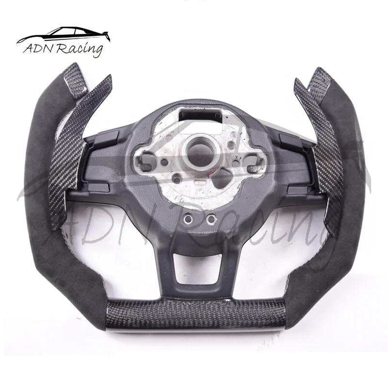 

Рубленная верхняя секция, рулевое колесо из углеродного волокна на заказ для VW Golf 7 MK7 GTI/R GLI