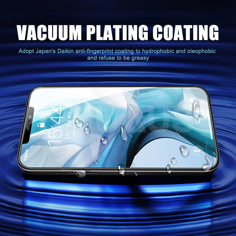 

Tempered Glass Film Mini Pro Max Cover On 8 7 6 6s Screen Protector X Xr Xs 11 12 Protective For Iphone Anti-spy 9d