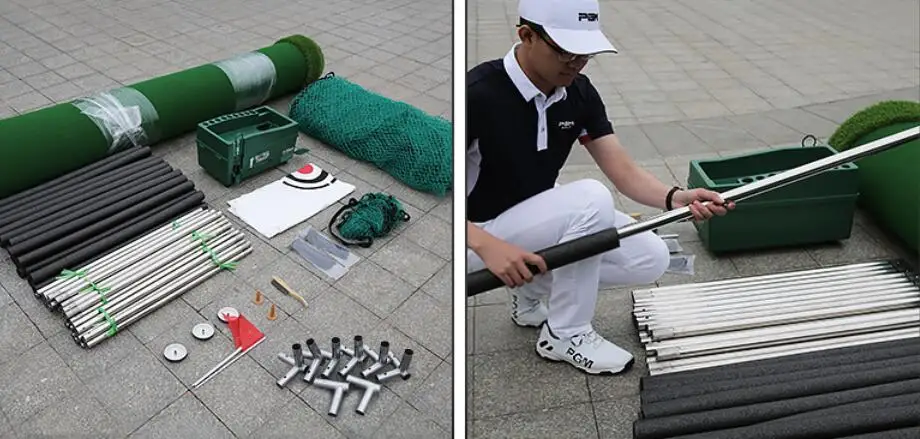 3*3*3 м профессиональная клетка для гольфа из нержавеющей стали тренировочная