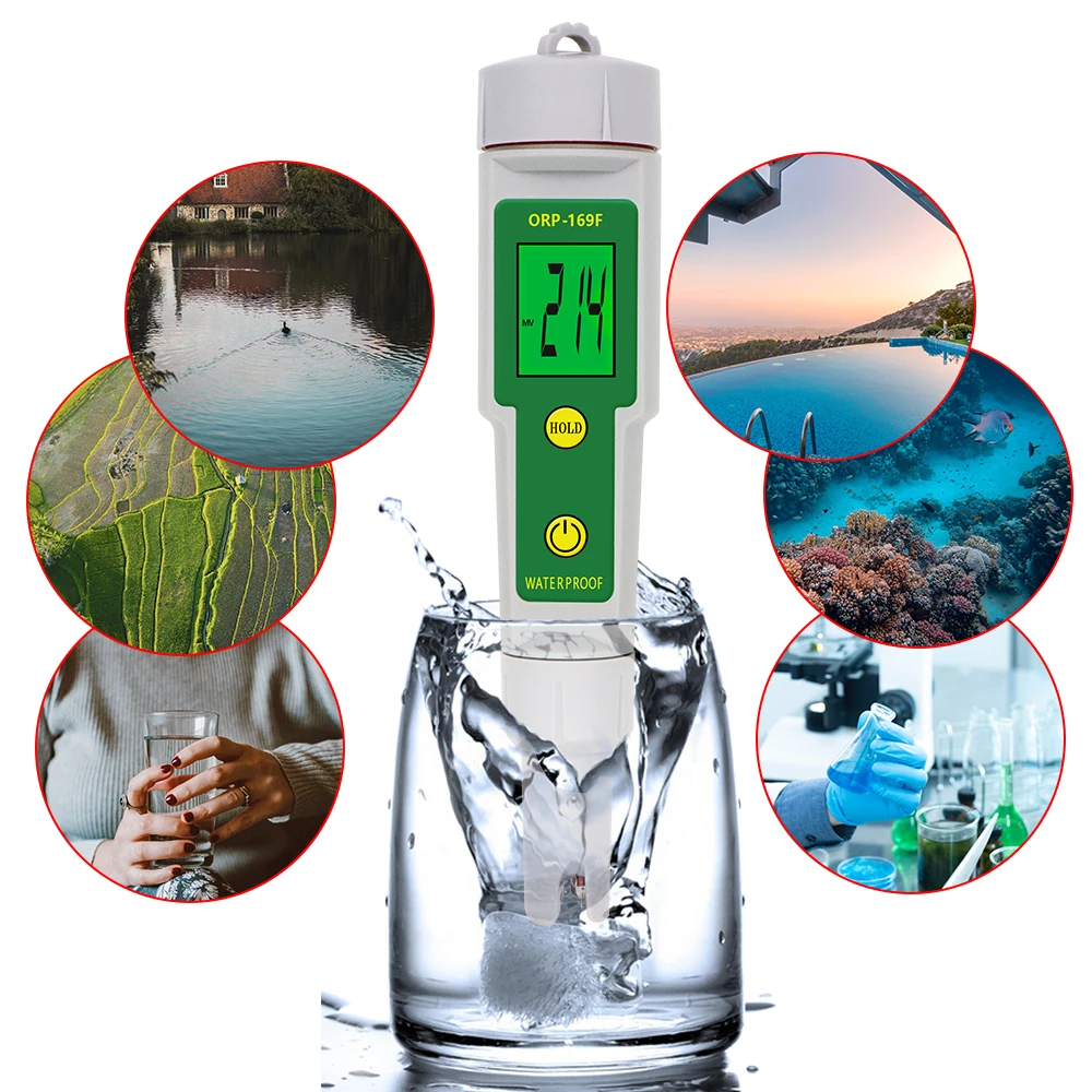 

EC1385 3 in1 EC TEMP TDS Meter ORP169E/169F ORP Meter Redox Tester Detector With Replaceable Probe Redox Potential Analyser 40%