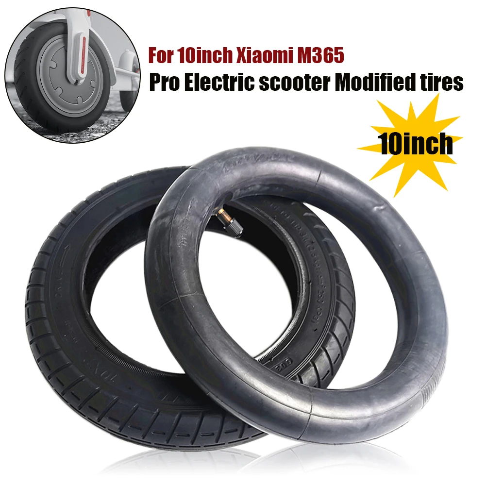 

10 Inch Scooter Modified Rubber Tire Tyre Reinforced Stable-proof Outer Tyre M365 PRO 10*2 Tire for Xiaomi M365 Electric Scooter