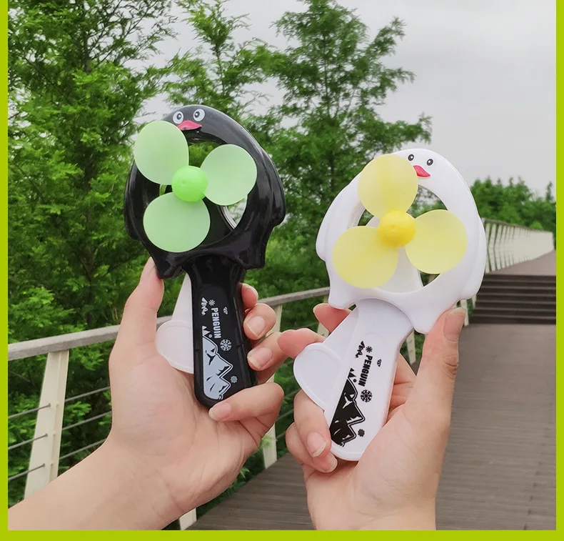 Мини вентилятор ручной работы с мультяшными животными оптовая продажа летних