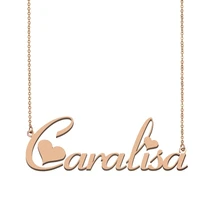 caralisa name necklace custom name necklace for women girls best friends birthday wedding christmas mother days gift