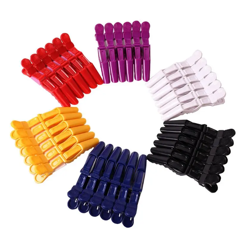 

12pcs Hairdressing Tools Hair Clips Alligator Hairpins Salon Clamps