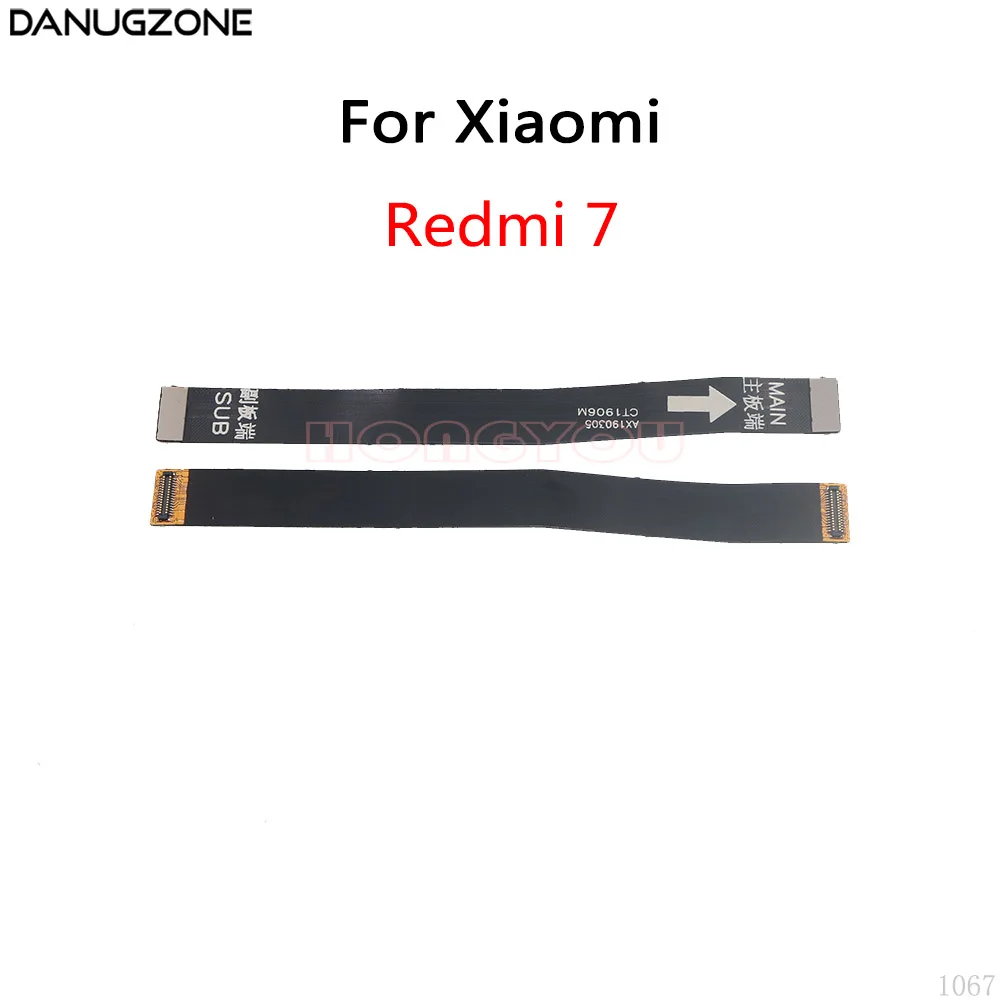 10 шт./лот гибкий кабель для материнской платы Xiaomi Redmi 7 7A LCD|Шлейфы мобильных