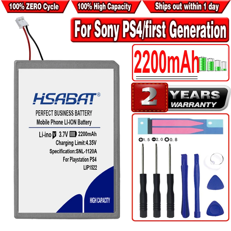 

HSABAT 2200 мА/ч, LIP1522 Батарея для Sony геймпад PS4 Dualshock4 V1 Беспроводной контроллер CUH-ZCT1E CUH-ZCT1U CUH-ZCT1H/B