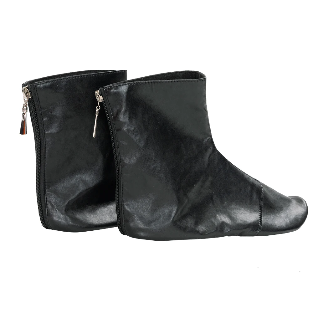 

The Mandalorian Cosplay Ahsoka Tano Cosplay Boots Leather Shoes Covers Black Women Cosplay Footwear Halloween Custom Made