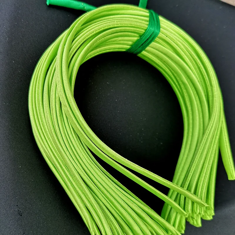 23 Fruit Green 5 шт./лот, 20 цветов, ручная работа, атласные, покрытые смолы, повязки для волос для женщин и девочек, цельная повязка для волос повязка на голову "сделай сам", детский обруч на голову - Окраска металла: 23 Fruit Green