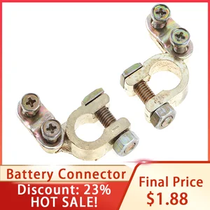 2 шт., латунные соединители для кабеля, 35 мм