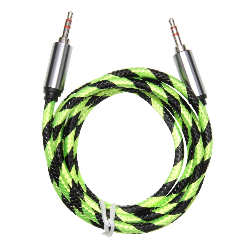 Аудиокабель 300 шт./лот со змеиным узором 1 5 м аудиокабель 3 мм штыревыми
