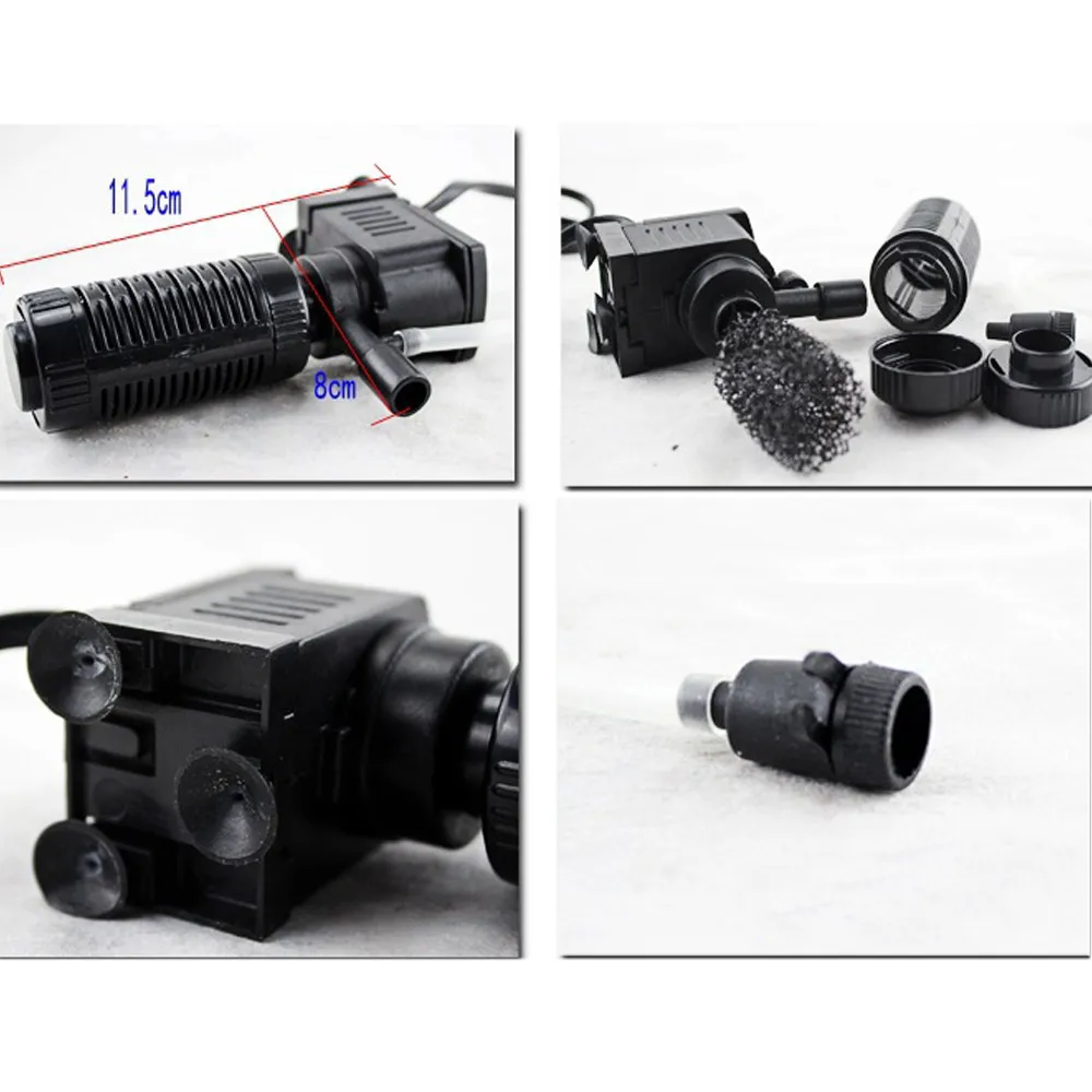 HSU 2019 Горячая продажа 3в1 внутренний фильтр для аквариума кислородный погружной