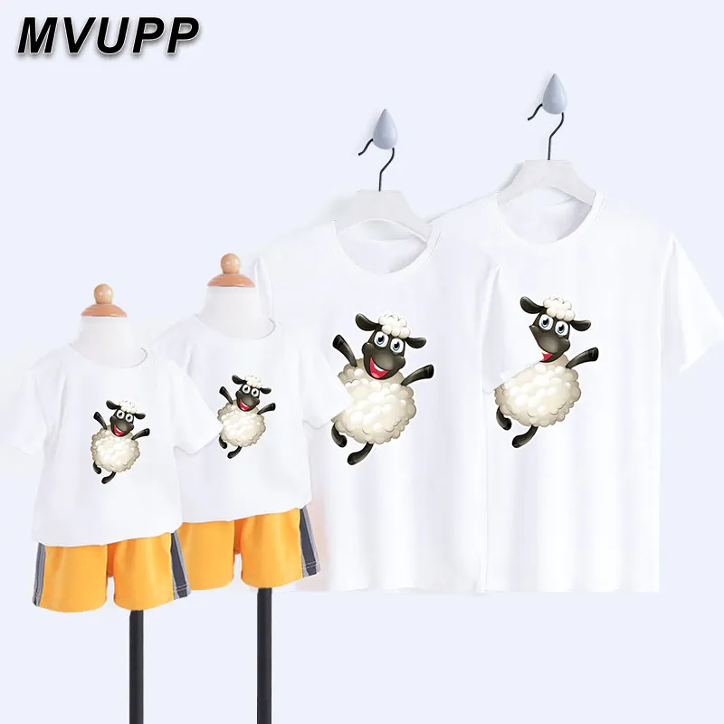 

Summer Fashion Eid al-Adha O-Neck Tshirts Mommy and Me clothes Parent-child family Matching Look Outfit Printing WOMEN'S T-shirt