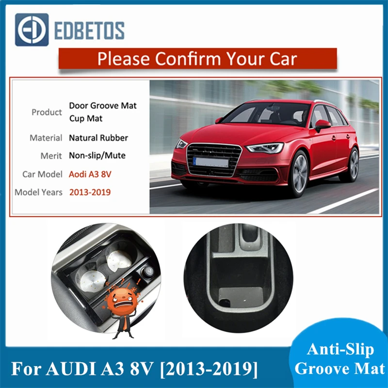 Противоскользящий резиновый коврик для подстаканника дверной паз AUDI A3 8V 2013 2014 2015