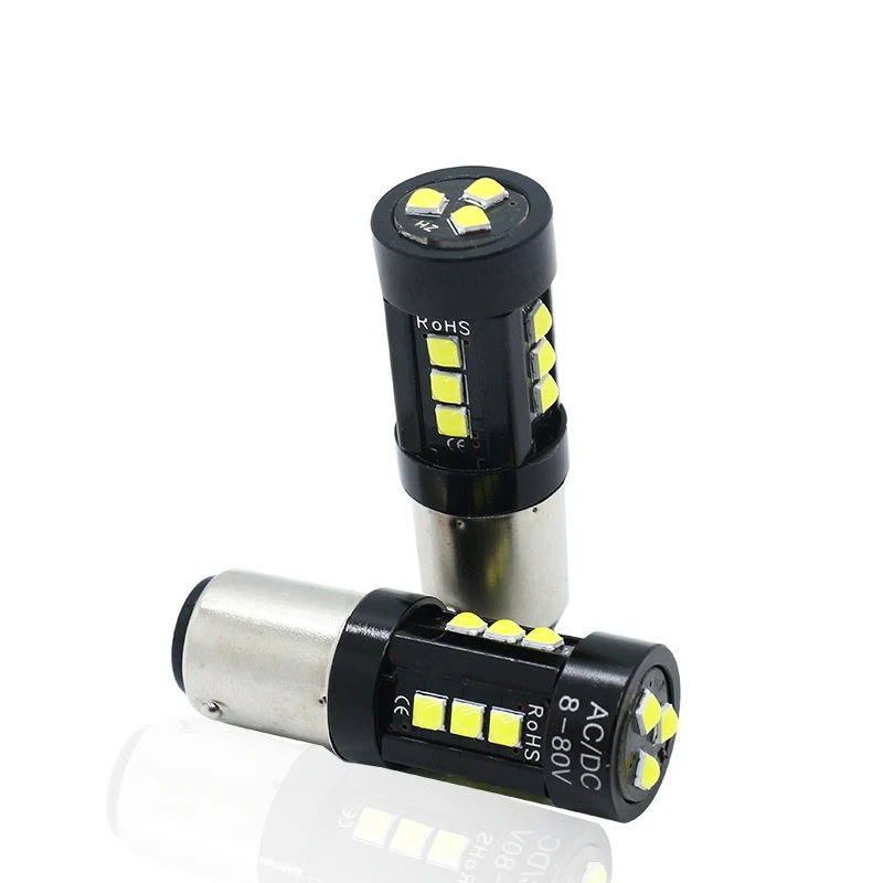 2 шт. 1156 BA15S P21W LED BAU15S PY21W BAY15D светодиодный ная лампа 1157 P21/5W R5W 15 3030SMD автомобильные