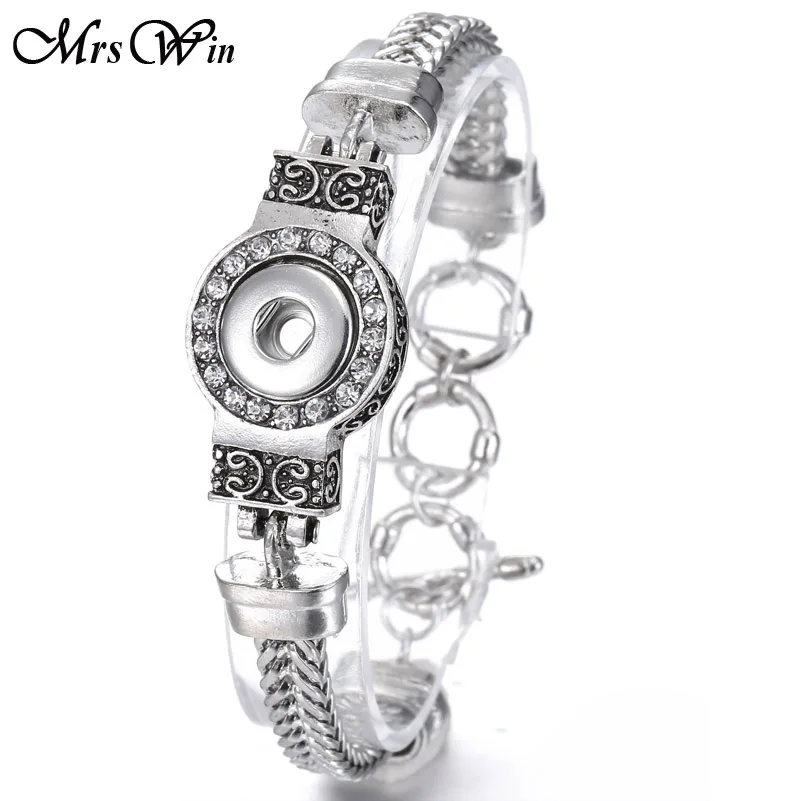 Новинка 18 мм браслет с кнопками браслеты 15 видов конструкций античный 3