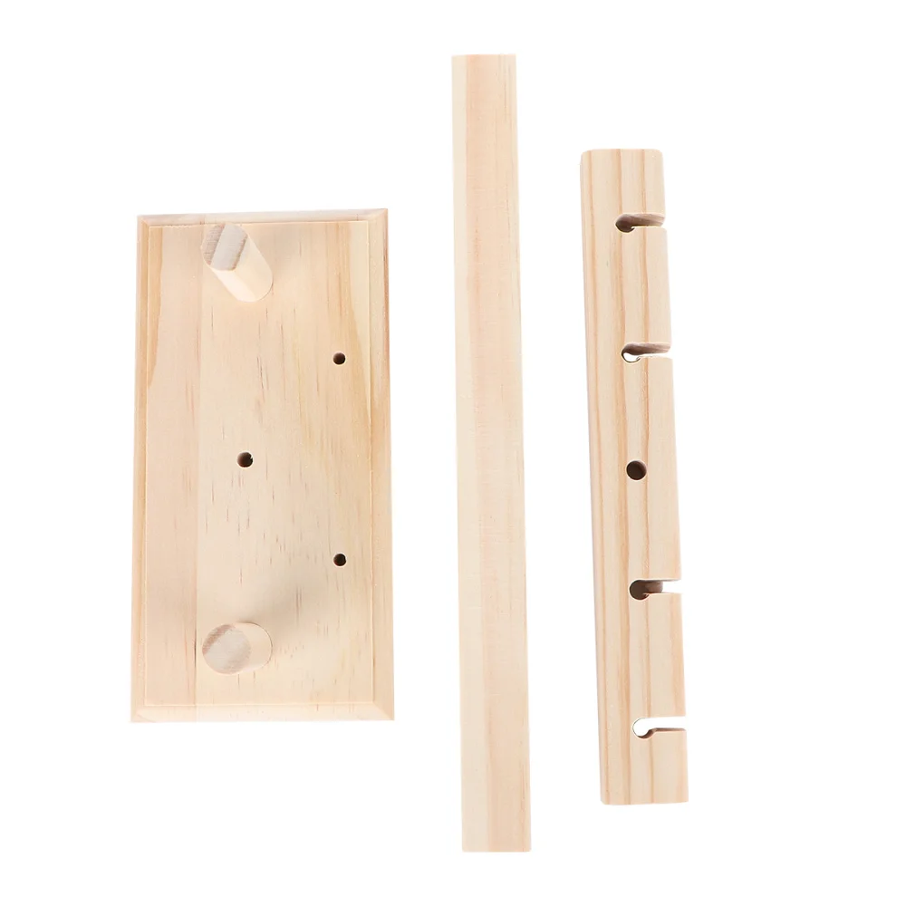 Креативная однотонная деревянная гарнитура витрина для ушей