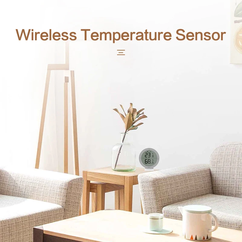 

Tuya ZigBee Smart Home Temperature Humidity Sensor With LED Screen Support Google Assistant Tuya Zigbee Hub Smart Home Security
