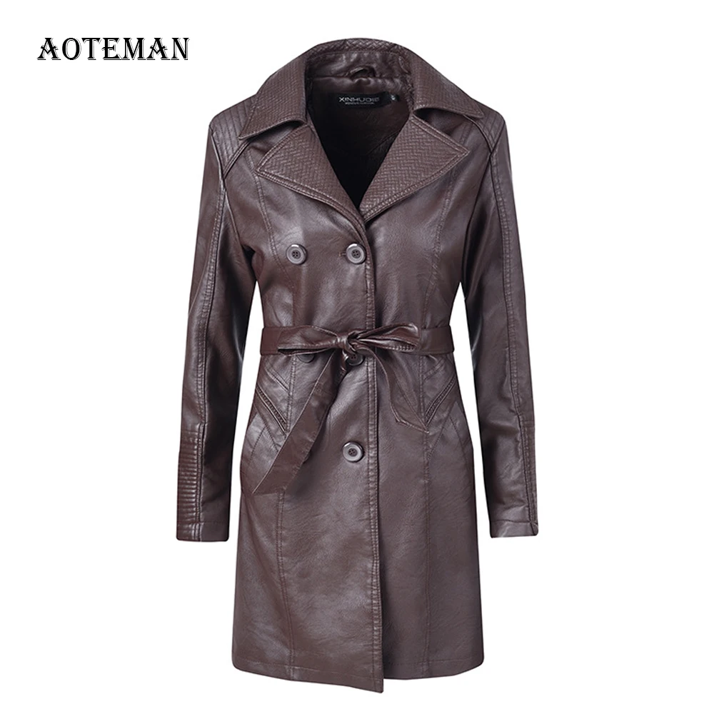 Осенне зимнее пальто для женщин 2020 повседневное однотонное длинное толстое из