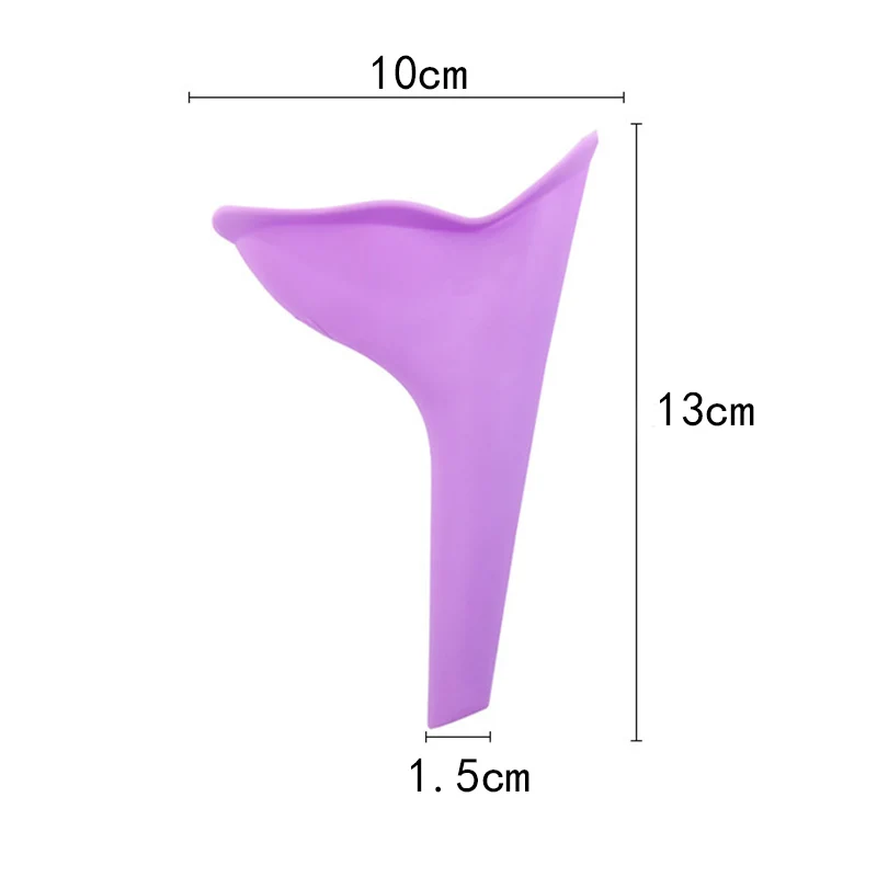 Portable Woman Travel Female Toilet Can Wee Urinal Director Funnel Tube Silicone Urination Device Stand Up& Pee C1025 b