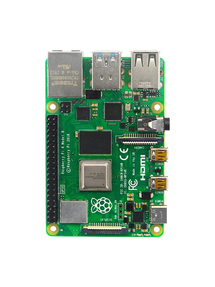 Оригинальная материнская плата Raspberry Pi 4 Model B 2 ГБ 8 Гб ОЗУ и телефон Wi-Fi Bluetooth 5 0 ядра