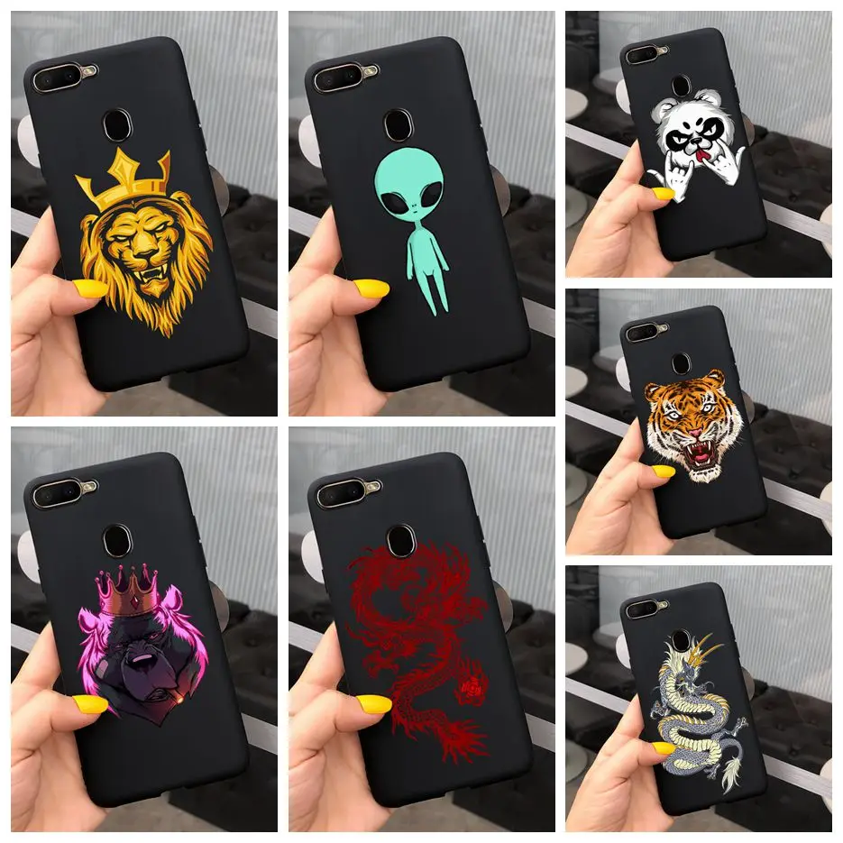 Силиконовый чехол для Oppo A5S мягкий силиконовый черный A5s A 5 s OppoA5s 6 2 дюйма|Бамперы| |