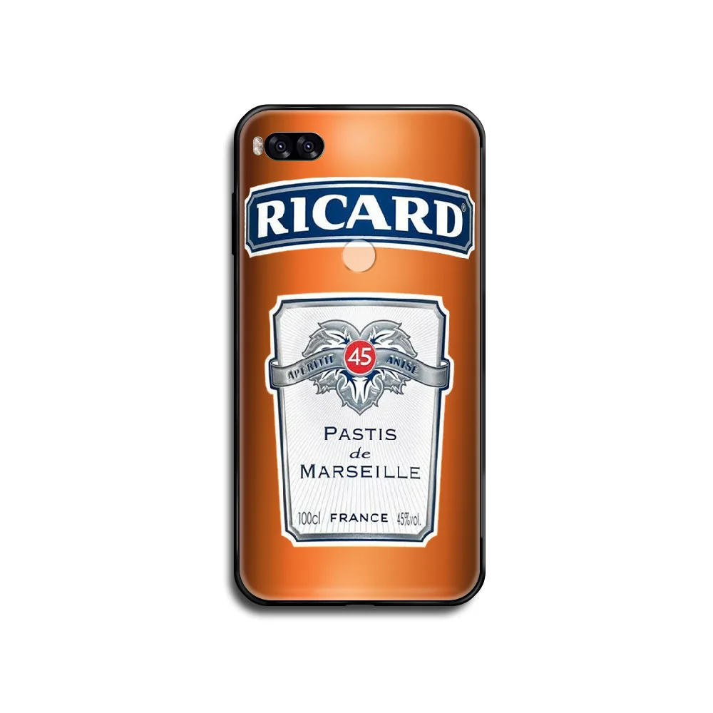 

Ricard liqueur Phone case cover hull For Xiaomi Redmi Mi Note 3 5 6 8 9 A1 2 Max3 Mix2 X SE Lite Pro black cover 3D funda