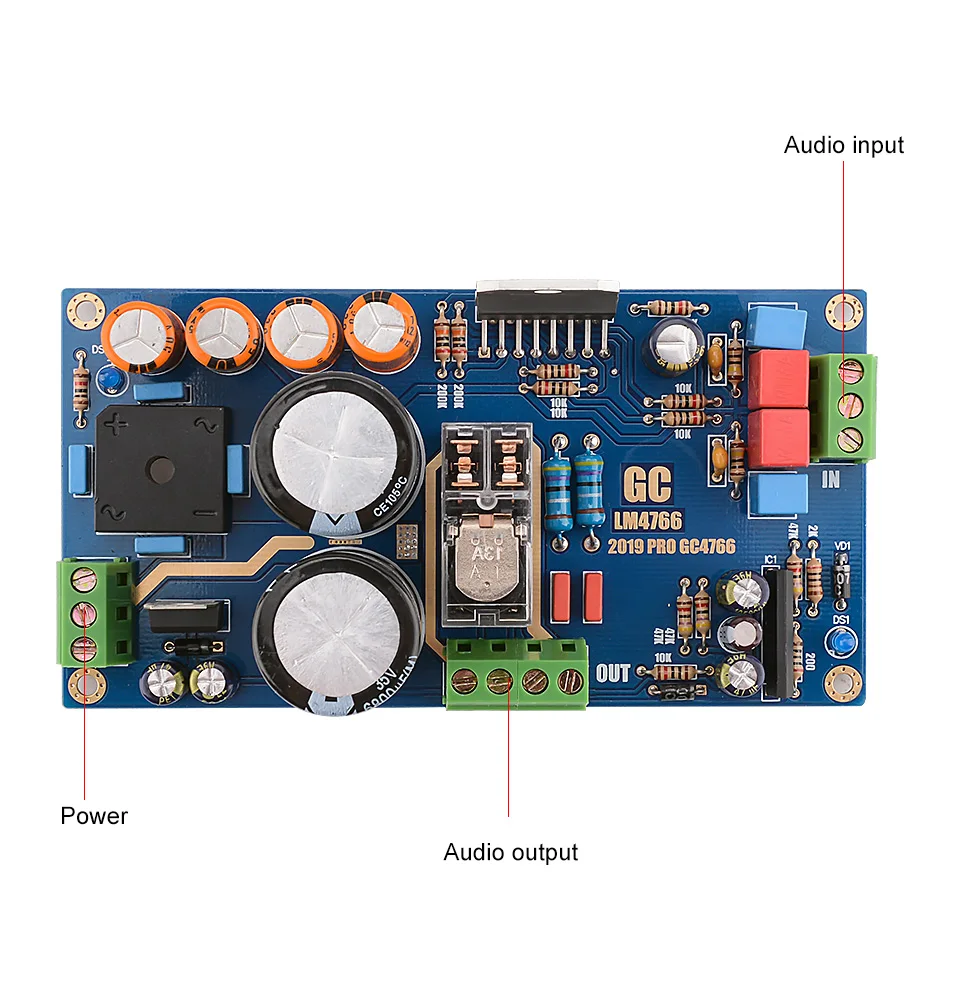 AIYIMA LM4766 аудио усилитель плата GC версия Amplificador 40 Вт* 2 hi-fi стерео 2,0 канальный усилитель звука супер 1875