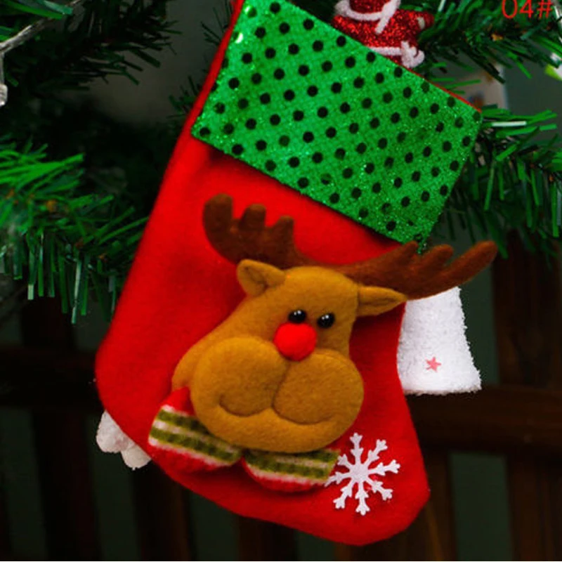 

Подарок на Новый год, Рождество, подарочный пакет, рождественские подвесные чулки, милые рождественские носки, украшения для дома, XMS, дерево