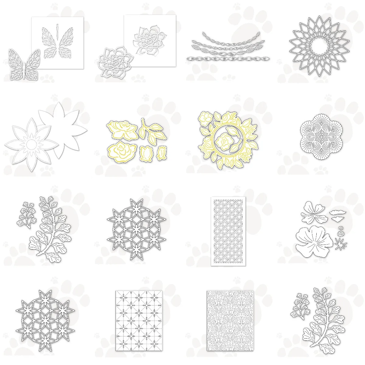 

Sketched Rosebud Bundle Dies Metal Cutting Scrapbook Embossed Paper Card Album Craft Template Stencils New For 2021