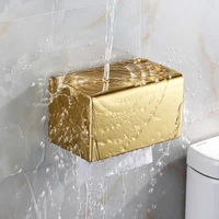 toilet paper holder gold stainless steel bathroom accessories roll paper mobile phone rack paper towel holder toilet tissue box