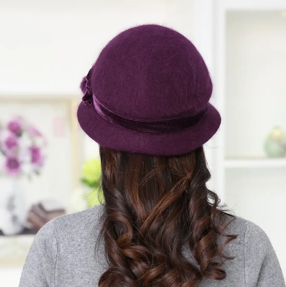 Стильная Горячая Распродажа зимняя женская вязаная Цветочная очень мягкий