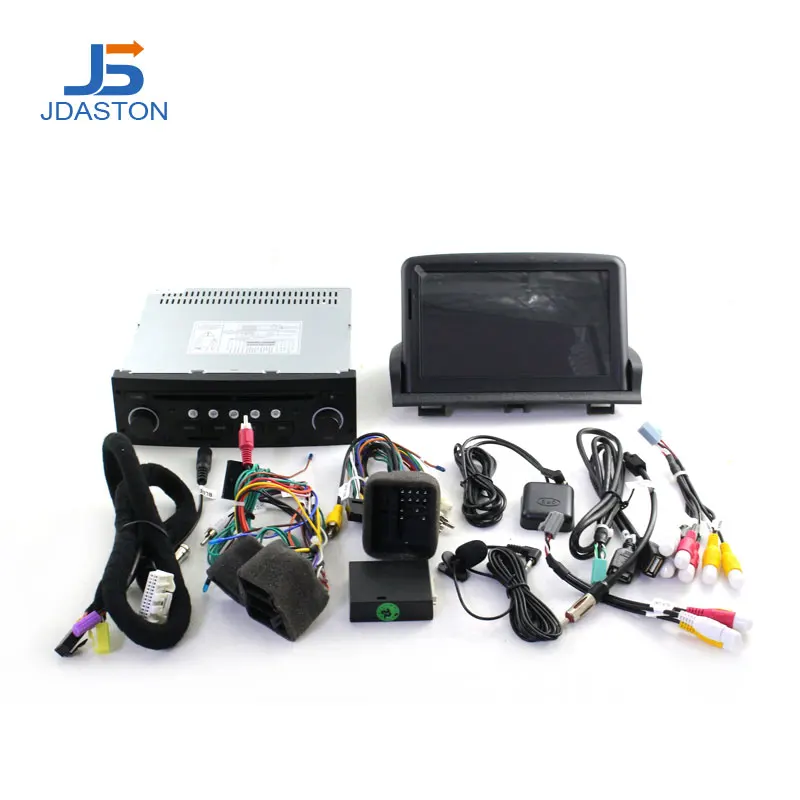 JDASTON Android 10,0 1 Din автомагнитола для PEUGEOT 307 2008 2009 2010 2011 wifi Автомобильный dvd-плеер gps навигация Мультимедиа Canbus