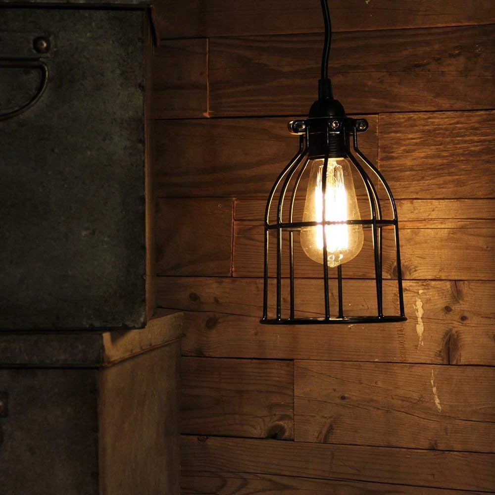 Оригинальная кованая железная птичья клетка креативная Люстра для ресторана