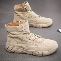 high top shoes mens summer mens shoes breathable canvas shoes korean fashion mens casual shoes martin boots
