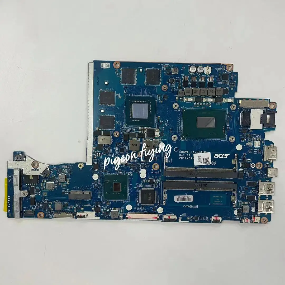 

For Acer Nitro 5 AN515-54 AN715-51 Laptop Motherboard CPU: I5-9300H SRF6X GTX 1650 4G NBQ5911003 NB.Q5911.003 EH5VF LA-H501P