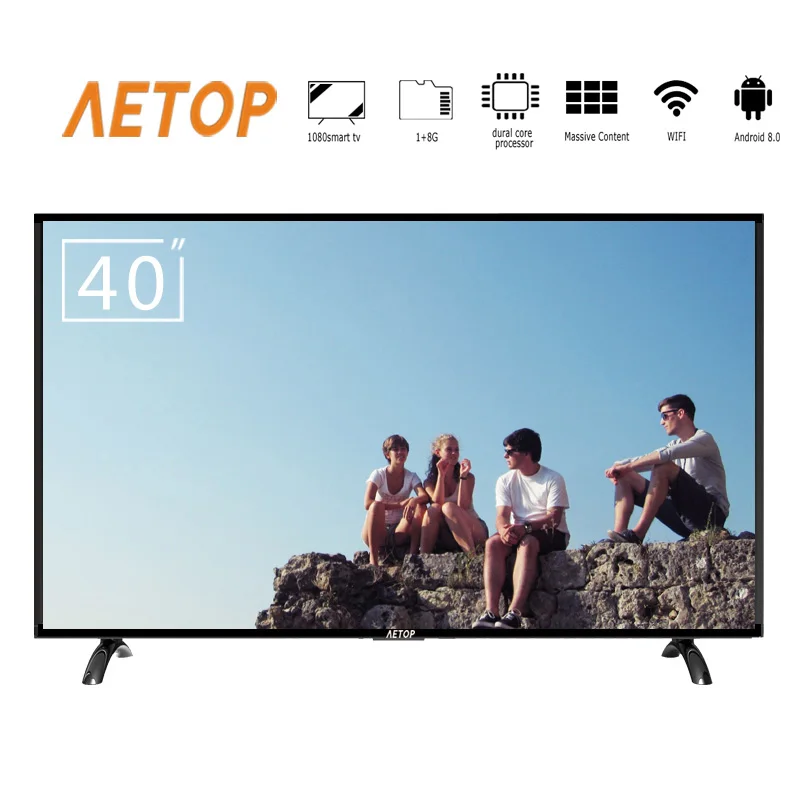 AETOP crt tv 40 дюймов светодиодный телевизор HD smart Телевизор android 8 0|Телевизоры| |