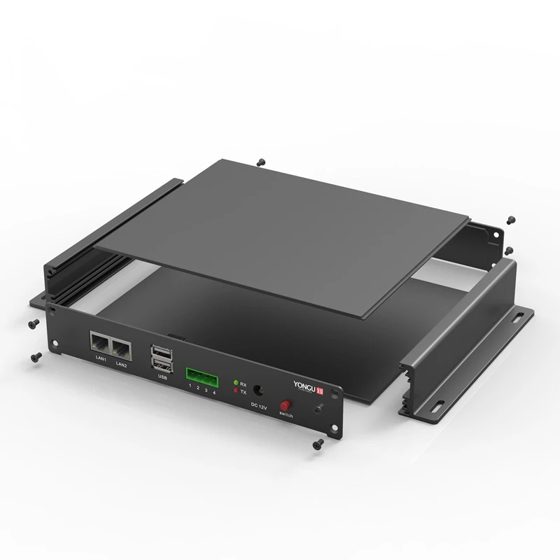 Алюминиевый корпус Yonggu 235W35H155Lmm экструдированный алюминиевый электронный