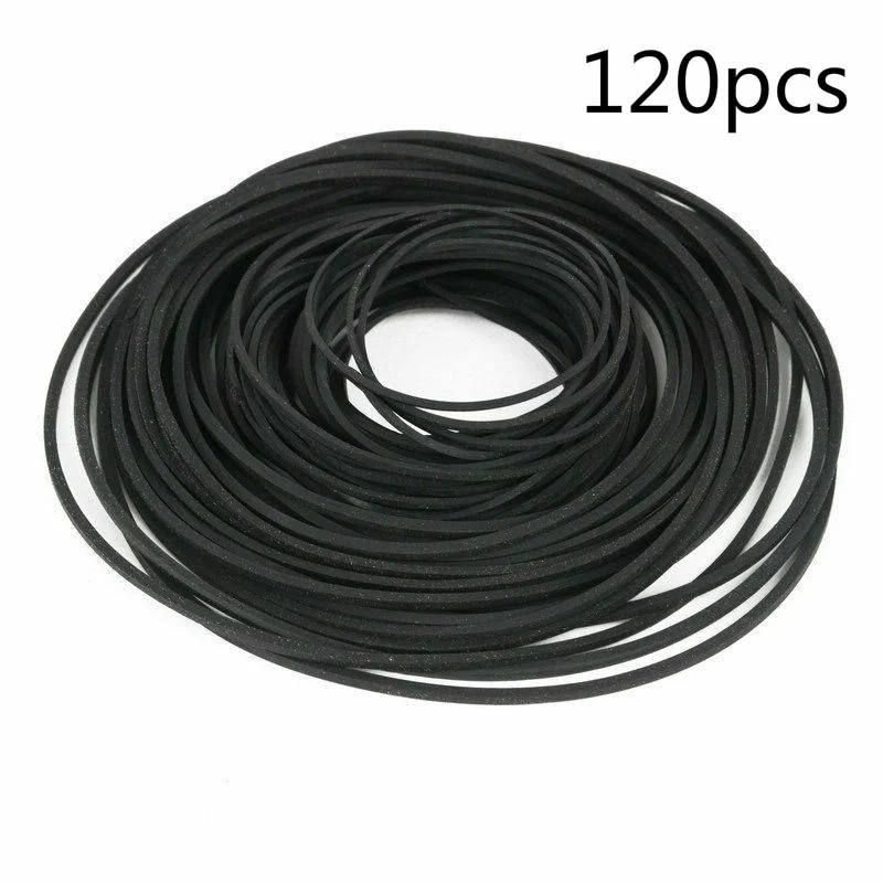 

Universal Mix Cassette Tape Machine Belt New Assorted Common Belt for Recorders Walkman DVD Drive 120pcs