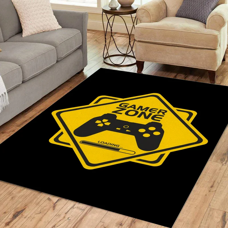 

Gamer Controller Area Rugs Non-Slip Floor Mat Doormats Home Runner Rug Carpet for Bedroom Indoor Outdoor Kids Play Mat Alfombra