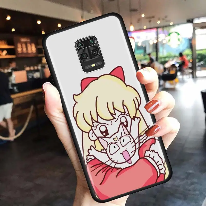 

Mobile Phone Bag Case for Xiaomi Redmi Note 9S 8T 6 7 8 Pro 9 Pro 6A 7A 8A K20 K30 Pro Cover Anime Sailor Moon Silicon Cases