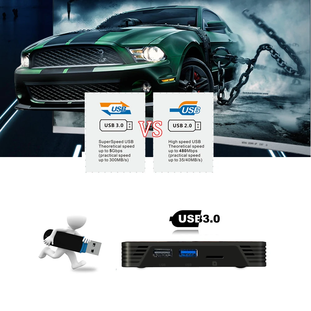 Восьмиядерный Android 9,0 ТВ приставка X88 PRO Plus 4 Гб 128 Гб Rockchip RK3368PRO 1080p 4K 60 кадров в секунду Google голосовой помощник Netflix 64 ГБ 32 ГБ