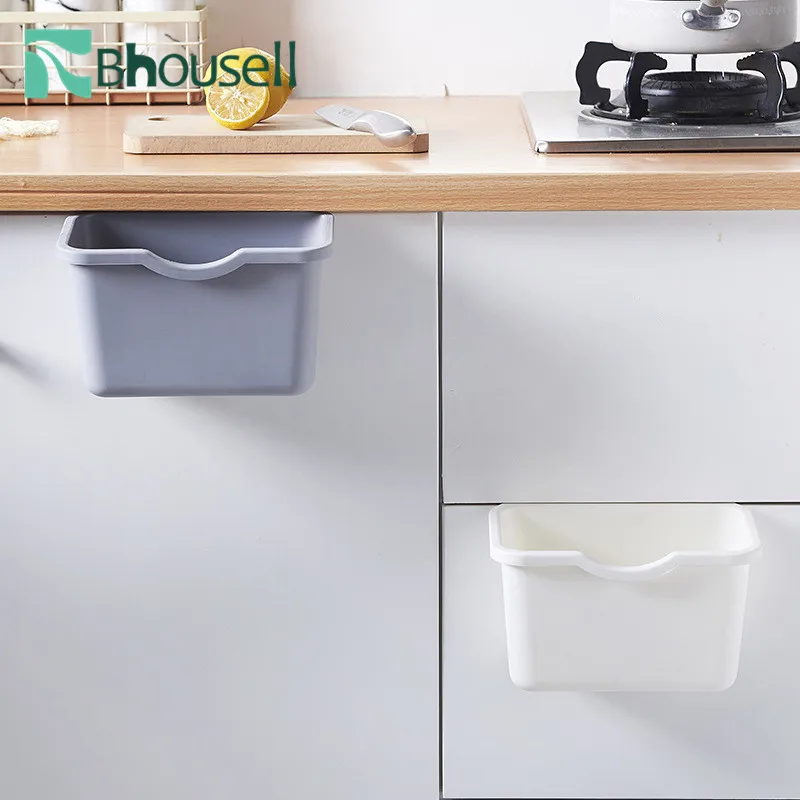 

Creative Kitchen Hanging Trash Can Hanging Storage Bucket Waste Bin Garbage Basket for Kitchen Bathroom Hanging Trash Bin