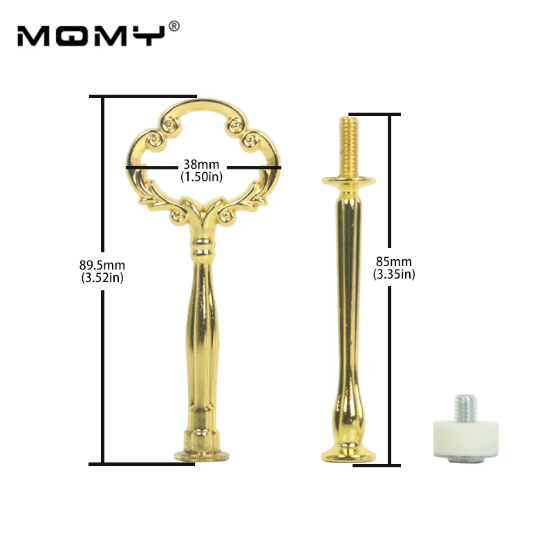 

2 tier Handle Fitting Hardware Rod Tool Cake Plate Stand Cake Decorating Tools