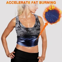 heat trapping body shaper vest for women sauna effect slimming belt corset abdominal binder polymer workout sweat tank top strap