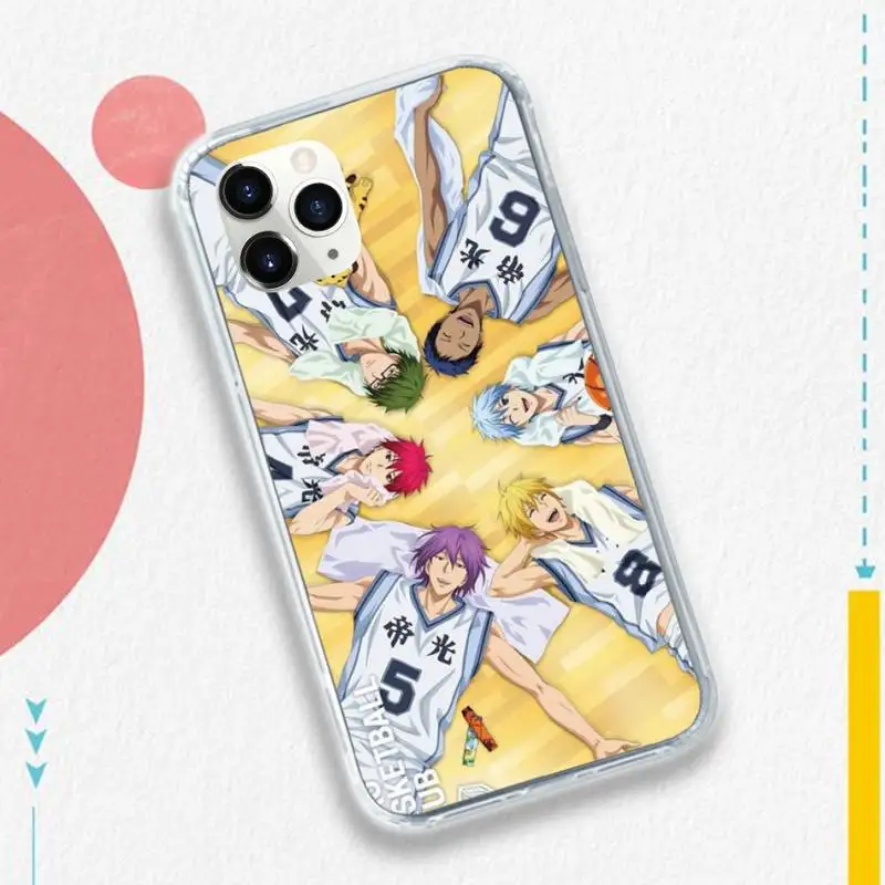 

Kurokos Basket basketball Japan anime Phone Case for iPhone 11 12 mini pro XS MAX 8 7 6 6S Plus X 5S SE 2020 XR