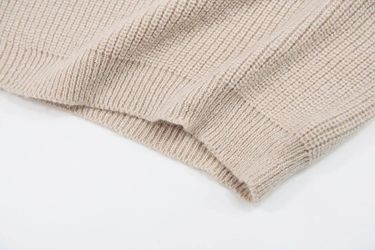 Женский свитер invierno, женский осенний зимний Повседневный ультра свободный толстый теплый пуловер с высоким воротом, мохер, шерстяной свитер большого размера