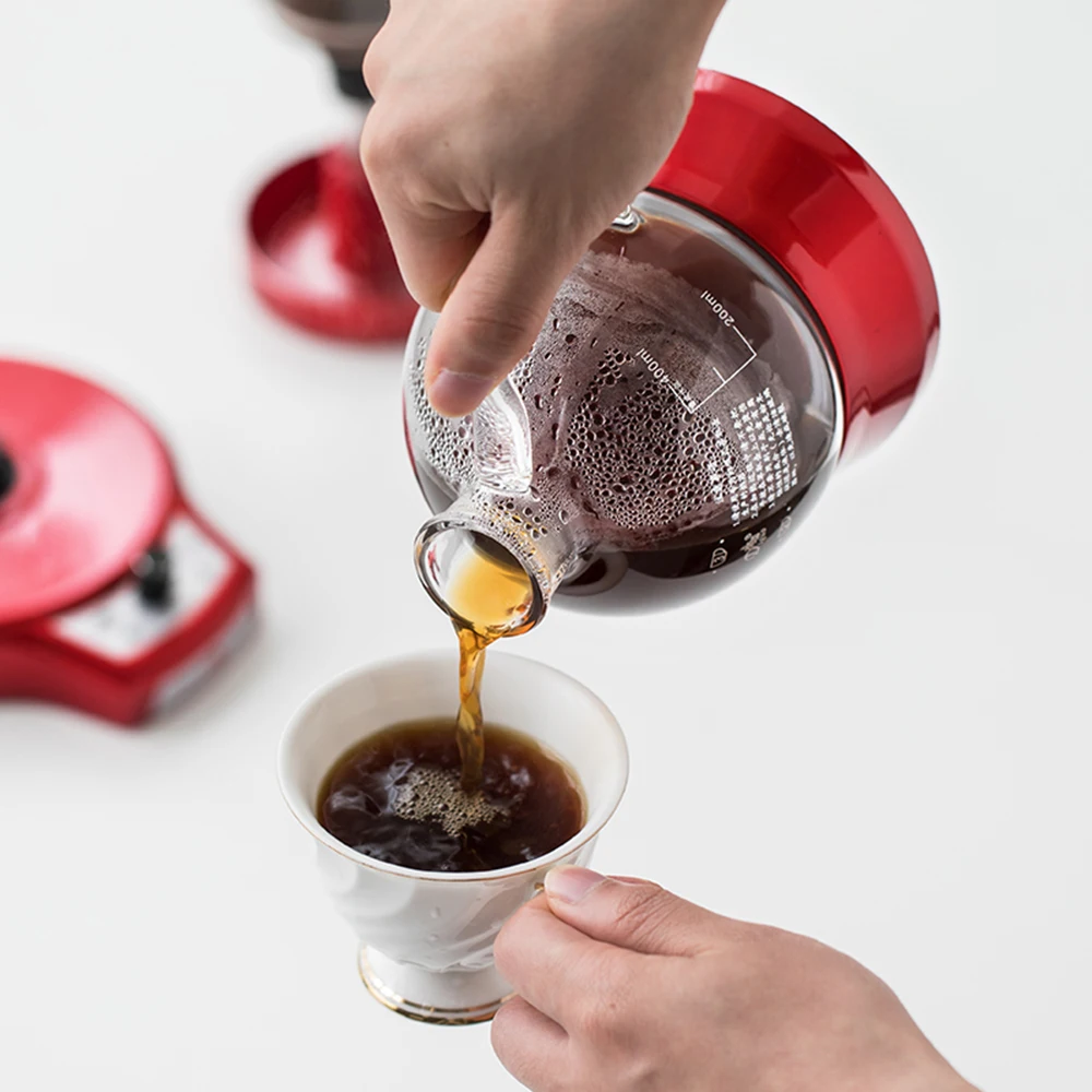 Кофейник сифон для кофе чайник чая вакуумная Кофеварка стеклянный тип машина